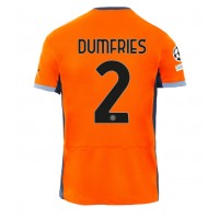 Camisa de time de futebol Inter Milan Denzel Dumfries #2 Replicas 3º Equipamento 2023-24 Manga Curta